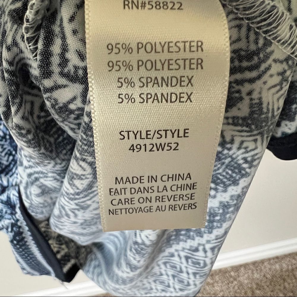 Max Studio Navy/White Sheath Dress Size Extra Small‎ - Picture 7 of 7
